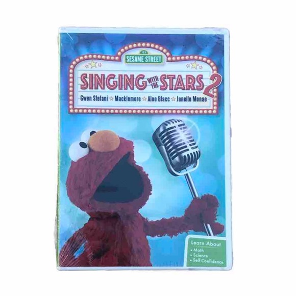 Sesame Street Singing With the Stars 2 New DVD Gwen Stefani Janelle Monae Buble - Picture 1 of 16